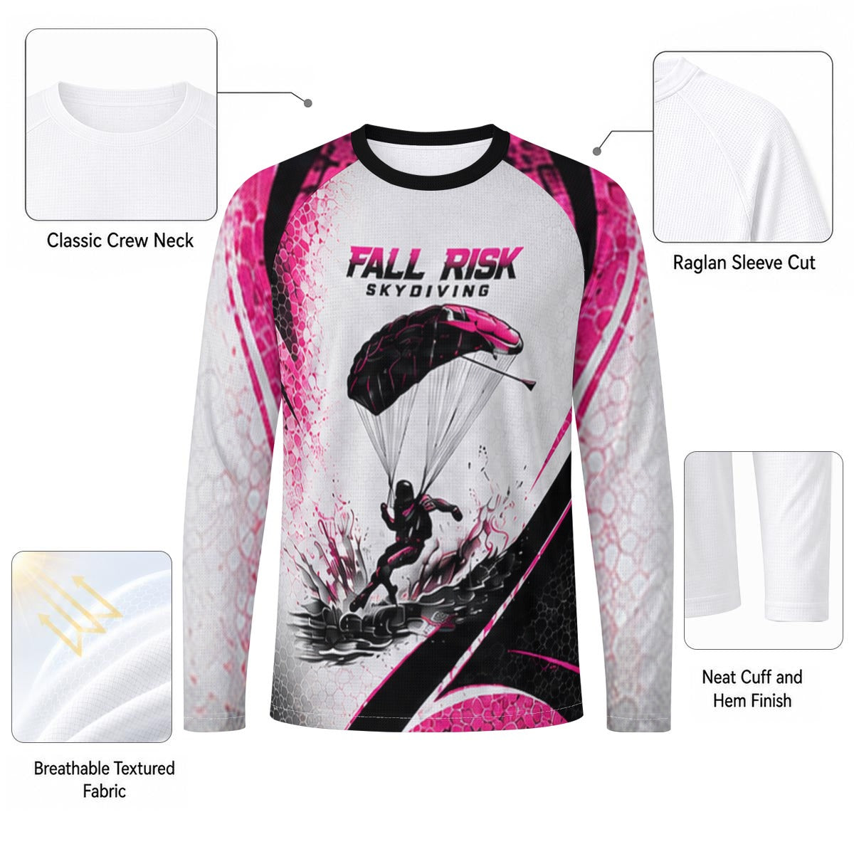 Men's Magenta Fallout Jersey