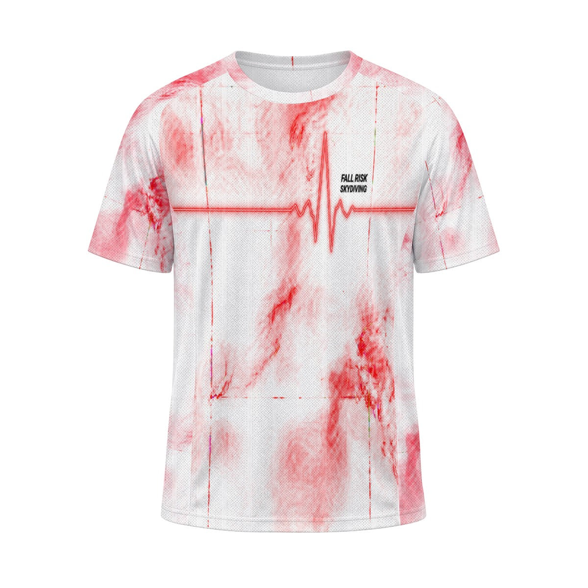 White EKG Unisex Jersey