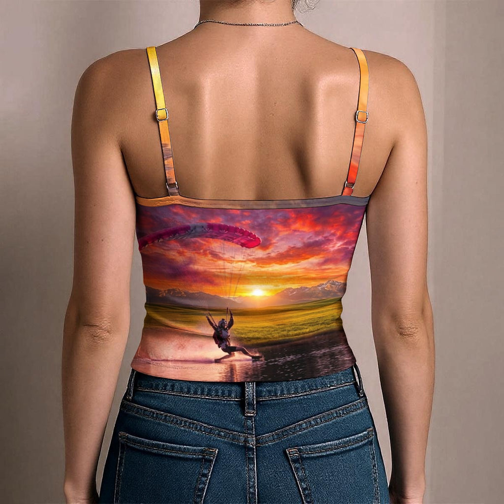 Women's Orange Tank Top