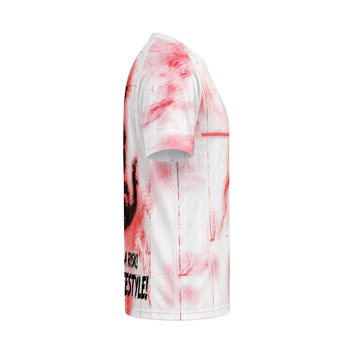 White EKG Unisex Jersey