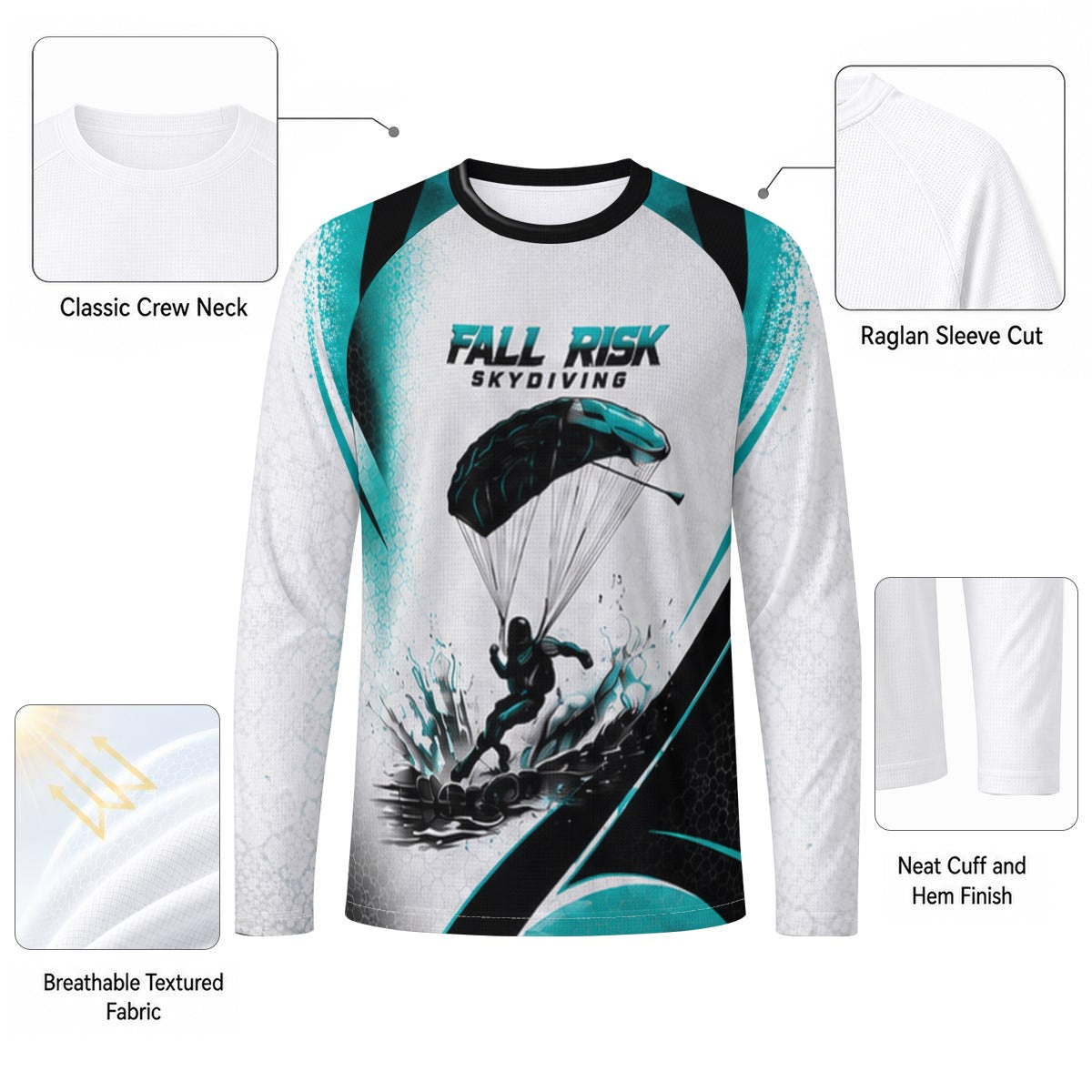 Men's Turquoise Fallout Jersey