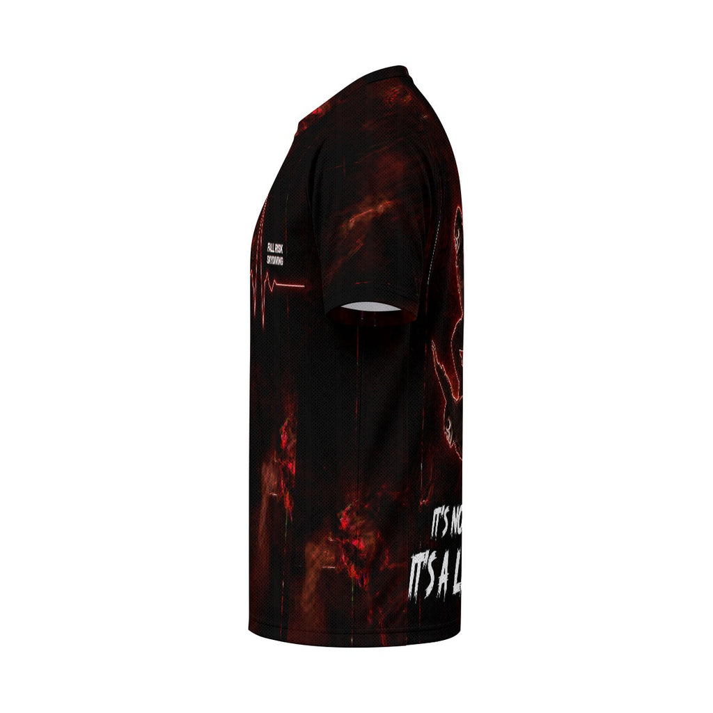 Black EKG unisex jersey