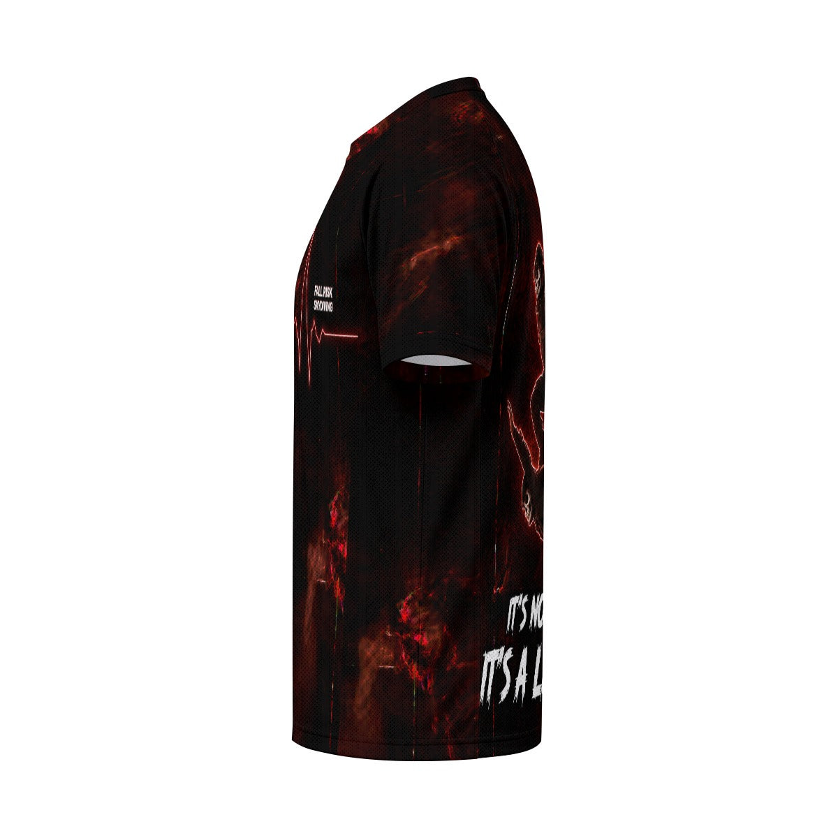 Black EKG unisex jersey