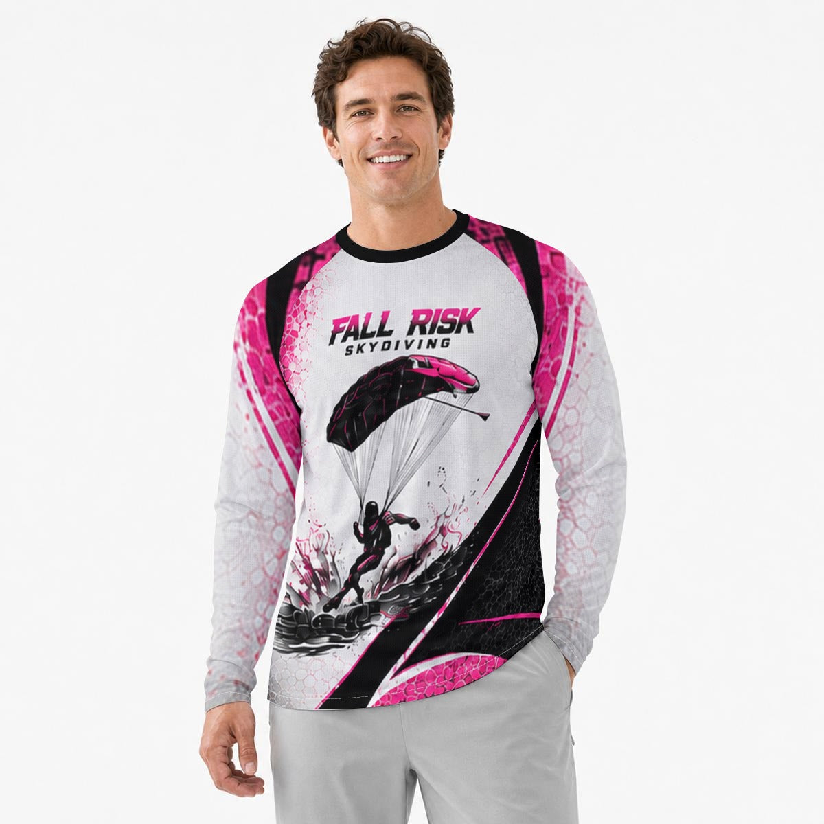 Men's Magenta Fallout Jersey