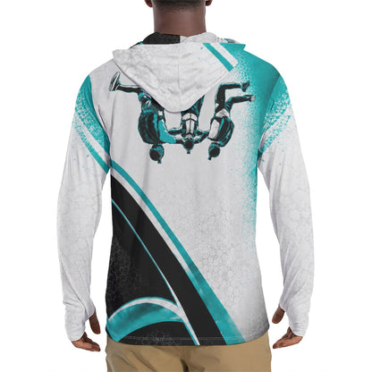 Turquoise Fallout Hoodie