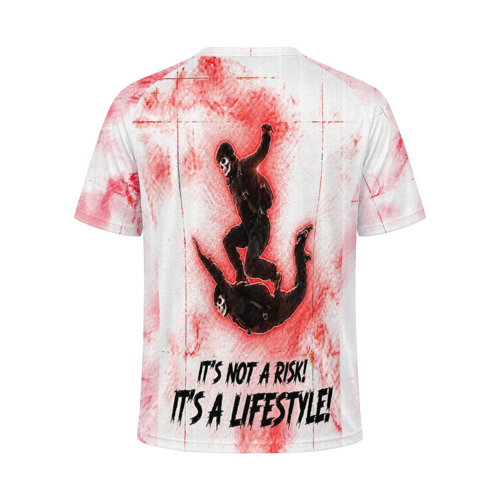 White EKG Unisex Jersey